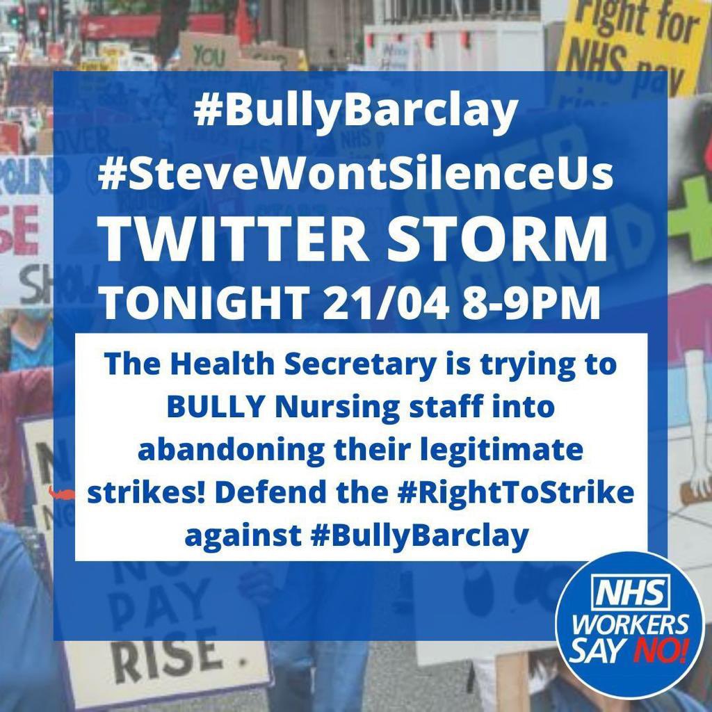 #bullybarclay #SteveWontSilenceUs #righttostrike