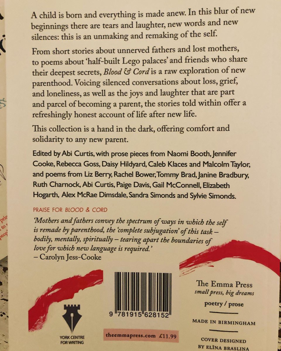 Exciting book post! Thrilled to be part of this beautiful new anthology edited by @AbiCurtisWriter feat loads of brilliant writers incl. @gosspoems @MissLizBerry @NaomiBooth & many more! Available to pre-order now @TheEmmaPress theemmapress.com/shop/prose/sho…