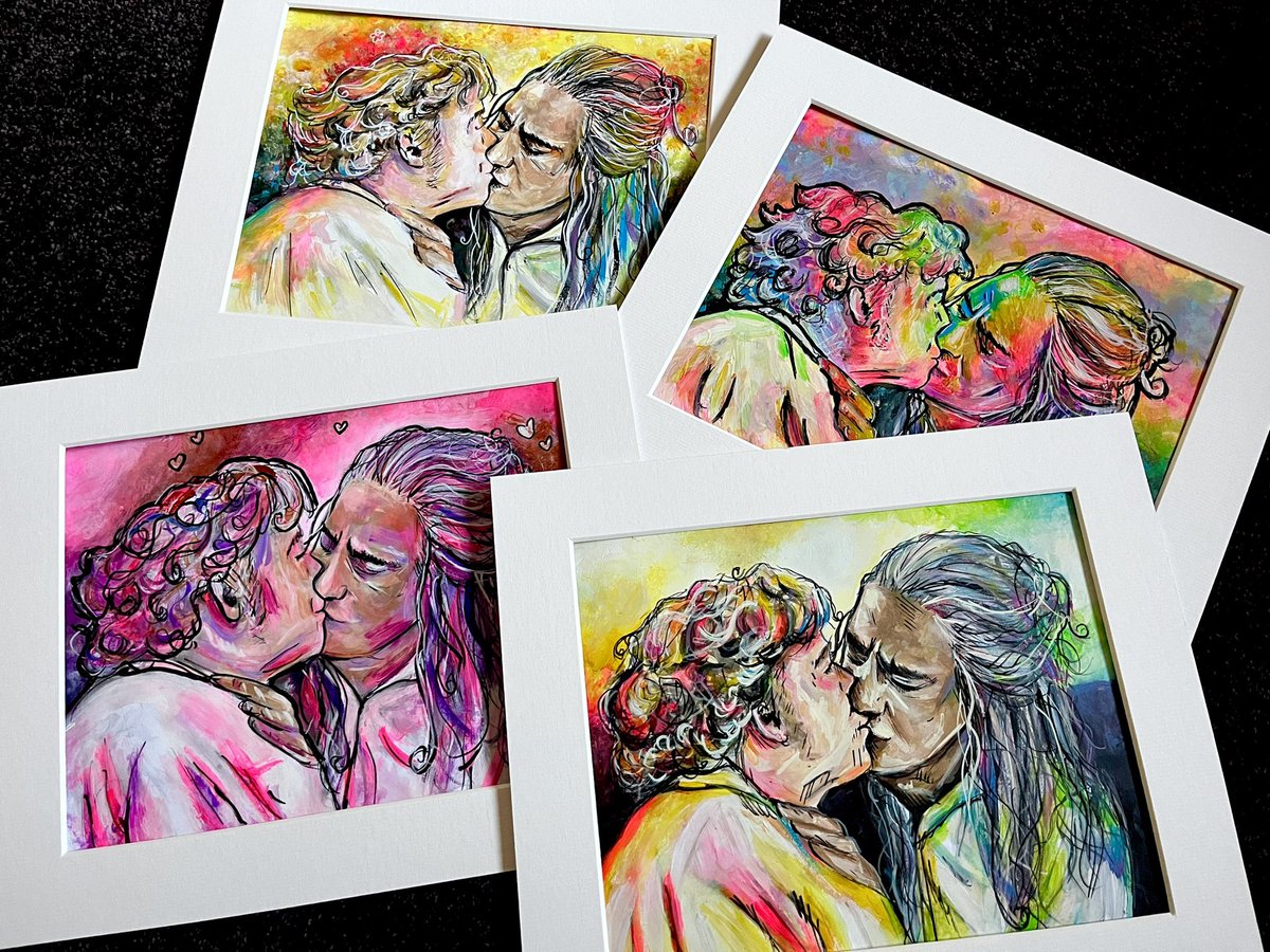 rebelsophie's tweet image. 💖🌈GIVEAWAY💖🌈

I’ve loved being a part of the #OurFramesMeanLove project and I love you all so

I’m gonna give away one of these paintings (whichever the winner wants) plus some mini prints to someone who RT’s this and follows me 💖 

I’ll pick someone on the 1st of May 🥰💖🌈
