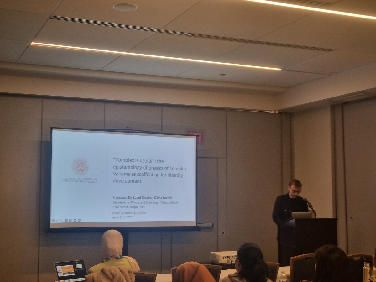 @FEDORAprojectEU led by Prof @olivia_levrini is presented today through the lens of @DezuaniFra analysis.

Come to room C7-8 (LL) to this interesting thoughtfulness about 'Ontology and epistemology in science classrooms' of #NARST2023 #NARST23