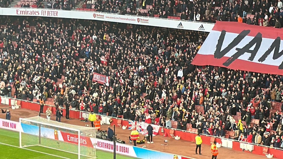 laurnorman's tweet image. It’s incredible to see the Arsenal community come together and show their support for Evan, an ardent fan, during his time of need and call for his immediate release. Seeing his face at the Emirates would mean the world to him. #IStandWithEvan #FreeEvan