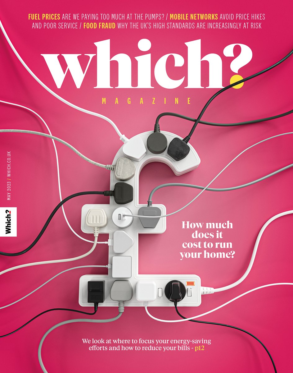 New cover illustration work for <a href="/WhichUK/">Which?</a> . I've never made so many plugs! I now know a lot about the shape of plugs, I'm loving Dyson's round one, and we all have one of those 'white' manky ones! I can't believe I'm actually talking about plugs...