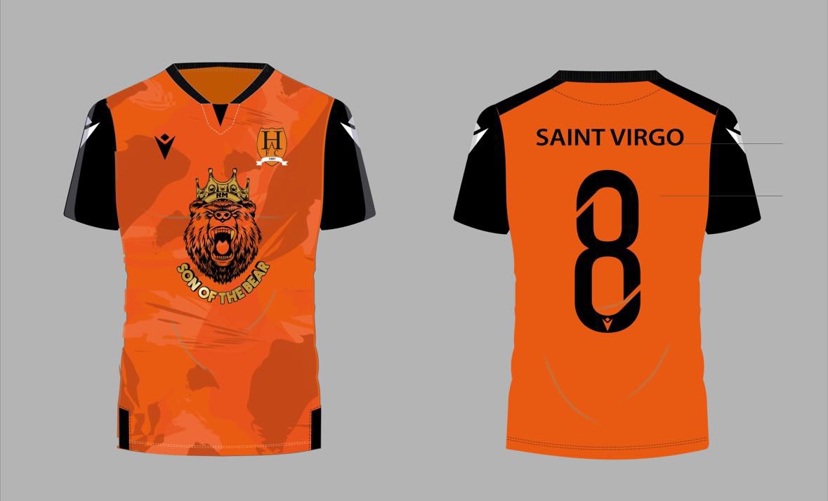 New kit for the new season, sponsored by ‘The Son of The Bear’ & ‘Saint Virgo’ 🎩🔥