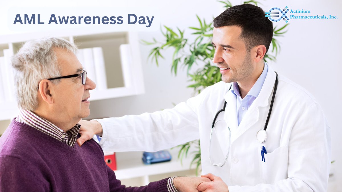 On #AMLWorldAwarenessDay please join us and @KNOW_AML in raising awareness for AML: know-aml.com/resources #KnowAML. 

Actinium is committed to improving outcomes for patients with #AML with our targeted radiotherapies Iomab-B and Actimab-A.