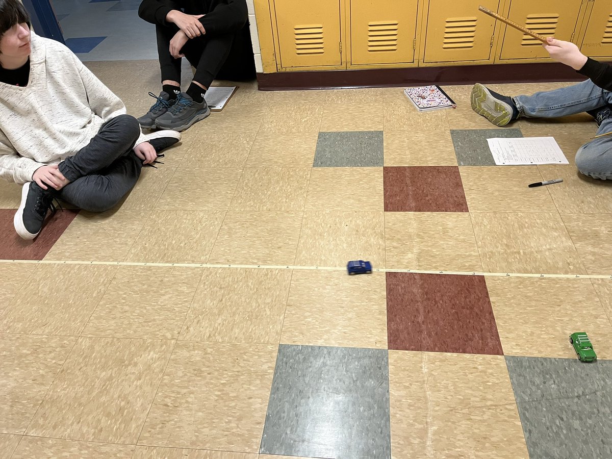 KHSAcademics's tweet photo. Ms. Houle’s Topics of Algebra class was collecting data to create scatter plots. Then they will use their data to write a line of best fit. https://t.co/rEnO3UMfVv