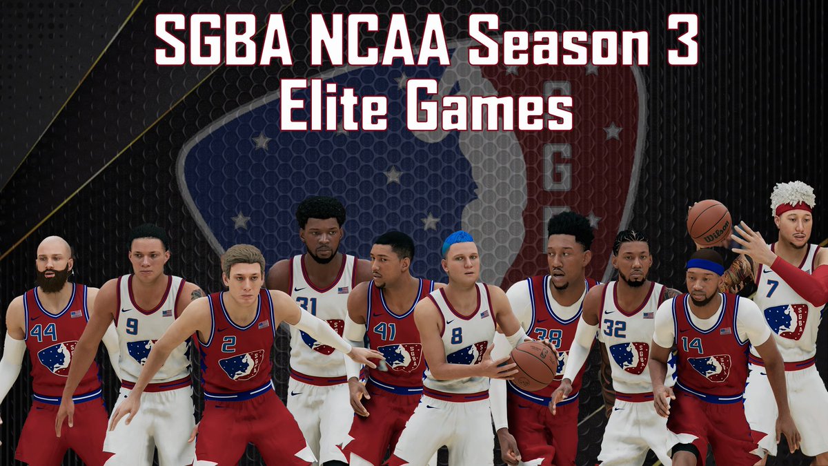 The aqua hair is back for some off-season exhibition in the Elite League with some fellow college players and colleagues including  Jacob Aqua who will be playing against me once again until next year starts but let's get it.