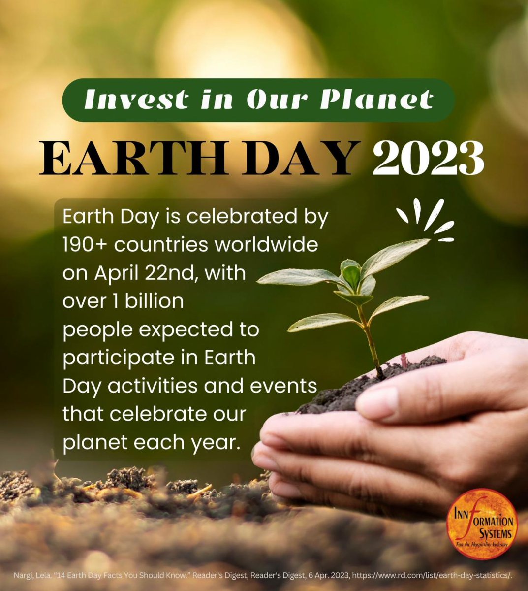 InnformationSys's tweet image. Are you attending an Earth Day event tomorrow?!😄🌱🌎 #EarthDay2023 #InvestInOurPlanet #InnfusionWeb #InnformationSystems