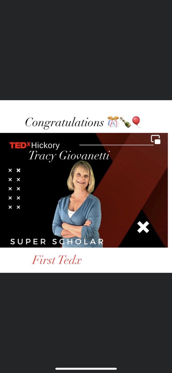I am excited for my student!!! This is her first Tedx