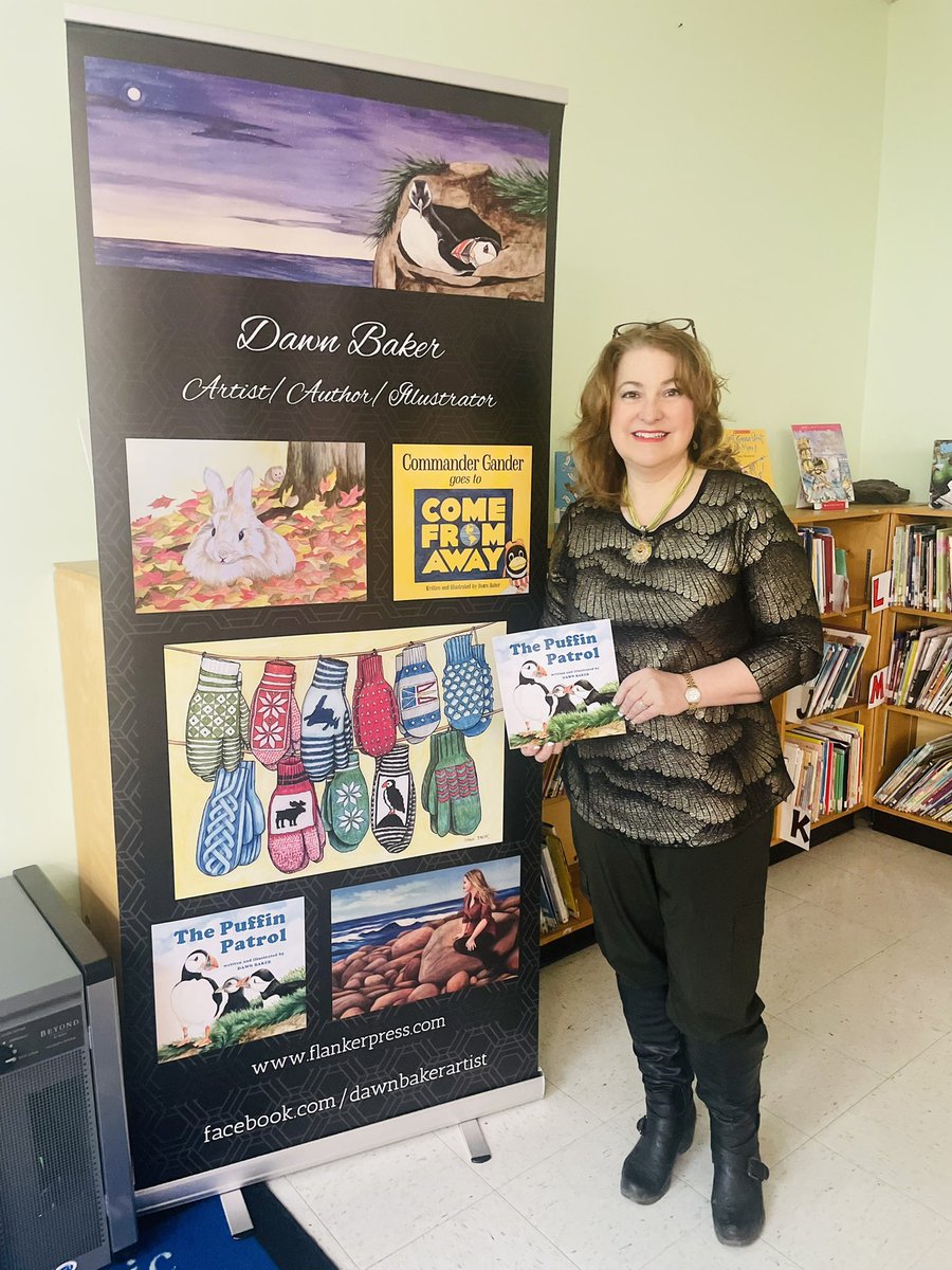 woodlandprim's tweet photo. Thank you @dawnbakerart for spending the day with us! We love sharing your collection of children’s books with our young students! Today was a wonderful day and we are beyond grateful for our stunningly beautiful original painting! Please come again soon! ♥️📚@NLESDCA https://t.co/NNWoD6vctO