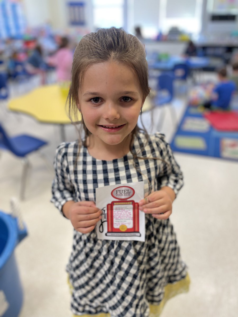 Serena had her ride fueled today!