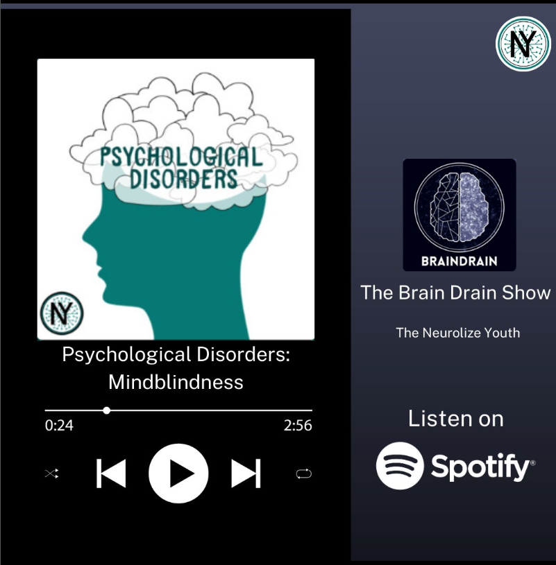 neurolizeyouth's tweet photo. Introducing our neuroscience podcast: The Brain Drain Show, Psychological Disorders: Mindblindness, will open your mind. Start listening now on Spotify!
#neuroscience #Neurology #podcast #brain https://t.co/mQuHOro7xQ