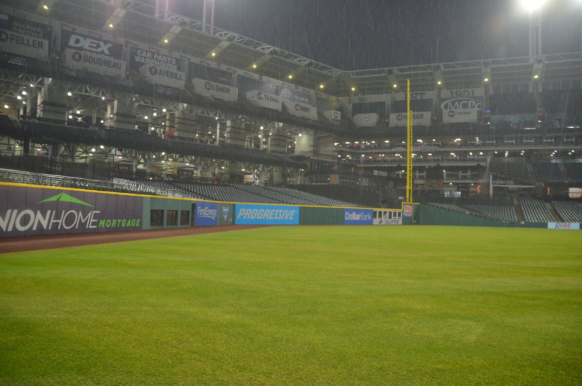 Fisher_Athletic's tweet image. Since the @MLB baseball season is underway, we felt like this is a good time to show a project we manufactured and installed for the @CleGuardians in the offseason. #getequipped #wallpadding #branding