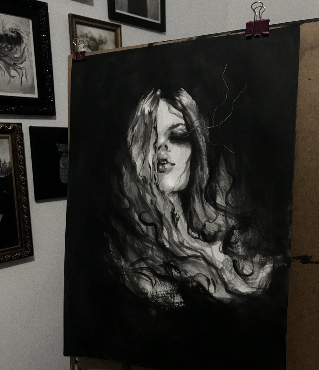 leylabuk's tweet photo. “Breathing in black”
9/10 eds left on Objkt 
12 $XTZ 

The physical piece is available too, anyone interested can dm me. https://t.co/Y7kYRDnTku