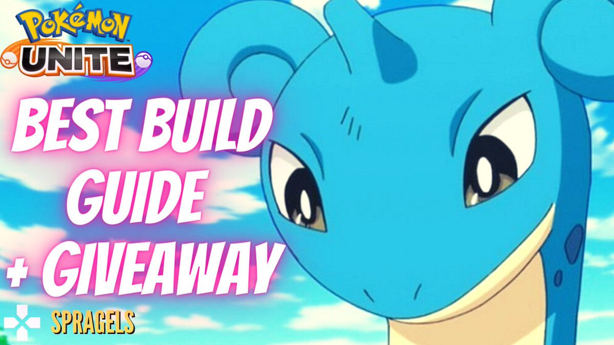 spragels's tweet photo. LAPRAS GIVEAWAY! Easily one of my fav releases of all time in Pokemon Unite

To enter
❤️
RT
&amp;
Follow me

Extra entries in my latest Lapras vid! Link below.

Thank you to @PokemonUnite @pokemon for the codes! https://t.co/xWBJQewdM5