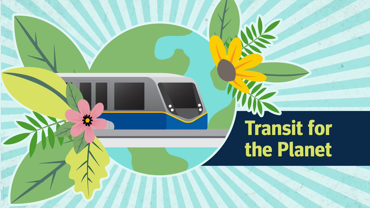 TransLinkNews's tweet photo. Taking transit is one of the most effective ways to take climate action, and it's easy! ๐ So we challenge you to take #Transit4ThePlanet on April 22. Nearly 320,000 Metro Vancouverites took transit on Earth Day in 2022. Let's set a new record! https://t.co/EdLVzXID7R