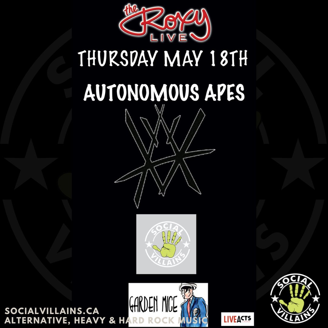 Social Villains (@thesocialvband) on Twitter photo SOCIAL VILLAINS, live at the Roxy, Vancouver, Thursday, 18 MAY 2023. Doors 8pm.
@roxyvancouver @roxyvanlive <a href="/liveactscanada/">Live Acts Canada</a>
#LiveMusicLivesHere #RoxyConcerts #RoxyLive #SocialVillains #SocialVillainsMusic #alternative #Heavyrock #hardrock #livegig #gig #concert #ThursdayNight SOCIAL VILLAINS, live at the Roxy, Vancouver, Thursday, 18 MAY 2023. Doors 8pm.
@roxyvancouver @roxyvanlive <a href="/liveactscanada/">Live Acts Canada</a>
#LiveMusicLivesHere #RoxyConcerts #RoxyLive #SocialVillains #SocialVillainsMusic #alternative #Heavyrock #hardrock #livegig #gig #concert #ThursdayNight