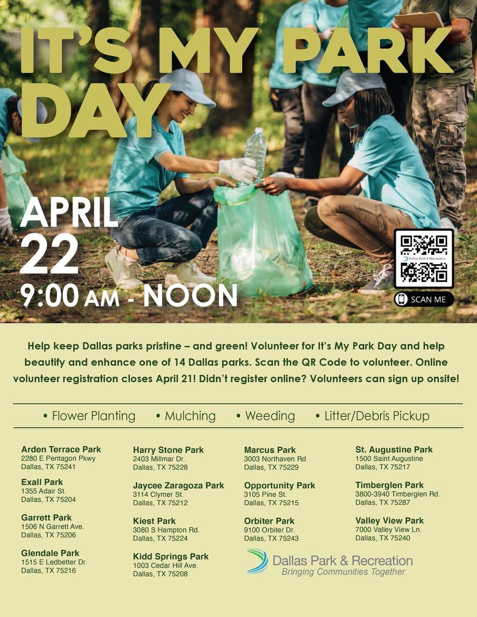 JeffKitner's tweet photo. It’s My Park Day on Saturday at 9:00 am at Valley View Park! Help clean up the wilderness nature preserve as as develop an official hiking trail system here. https://t.co/5oWJ7Ztau0