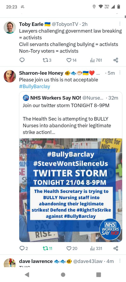 #BullyBarclay
Support NHS Workers