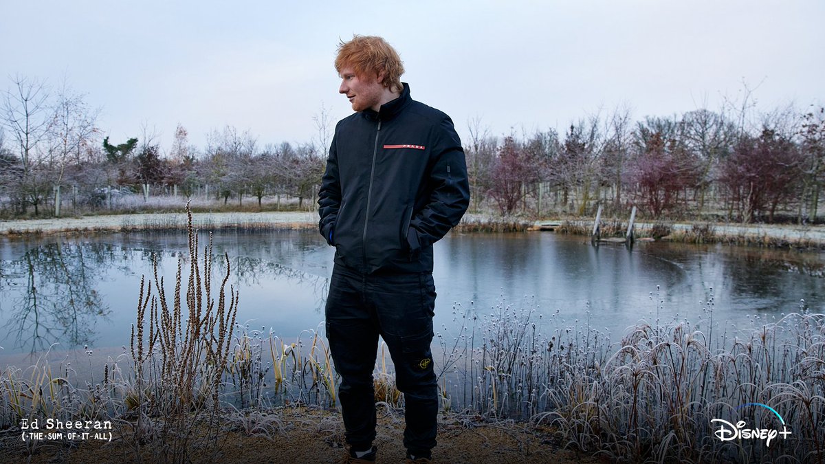 DisneyPlus's tweet photo. Some ✨photographs,✨ featuring @EdSheeran.  

Ed Sheeran: #TheSumOfItAll, a four-part Original docuseries, is streaming May 3 on #DisneyPlus! https://t.co/mIs2TyLcZC