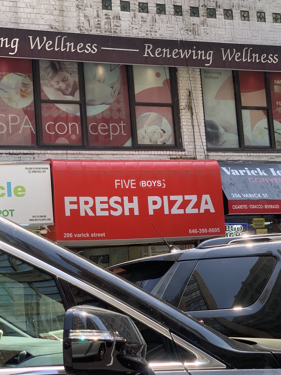 surrealmadrid's tweet photo. Five BOYS Pizza. https://t.co/GA7YvbCKtB