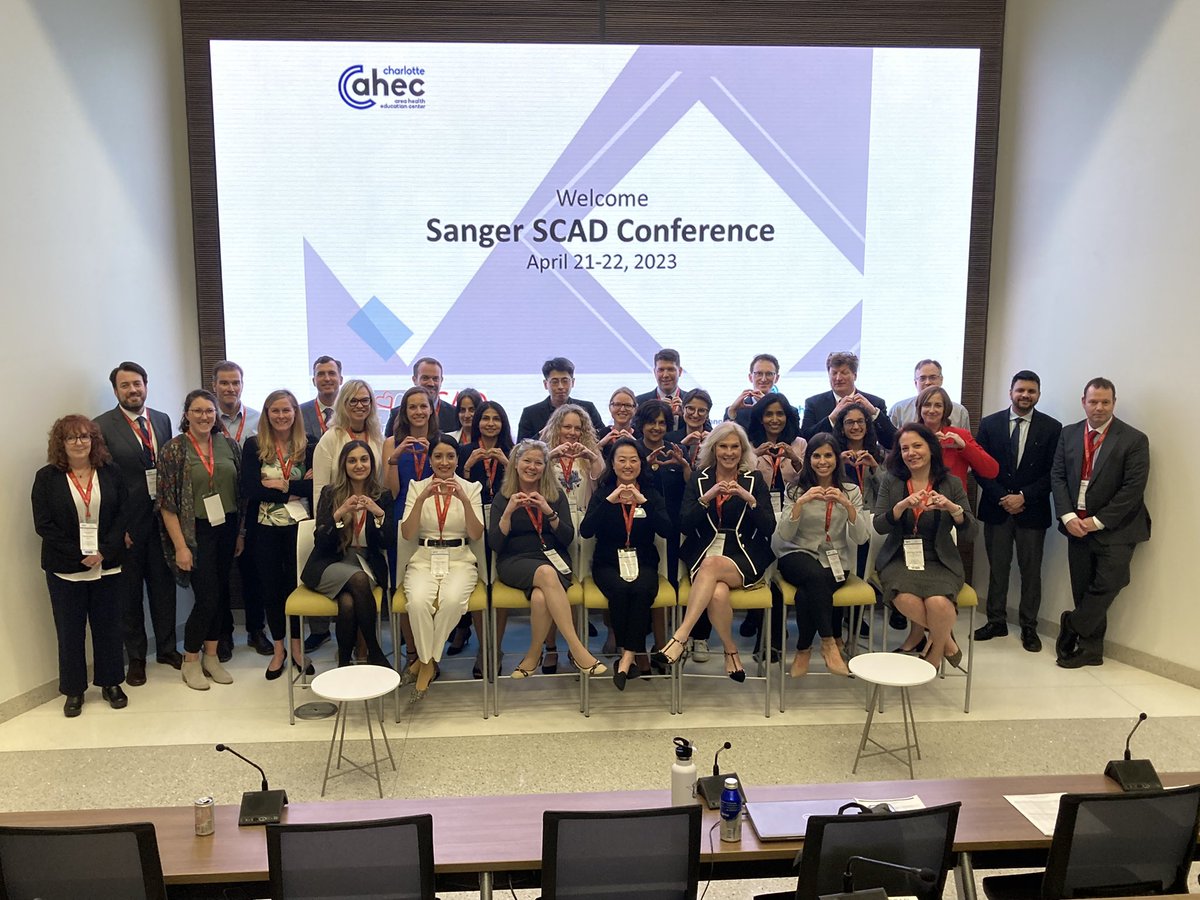 spahec's tweet photo. Wrapping up an amazing Sanger SCAD Conference in Charlotte NC with amazing faculty!!!! #SCADheart #SCAD #SangerSCAD @SCADalliance @AtriumSHVI @EstherSHKimMD @charlotteahec https://t.co/3kMEIepqCU