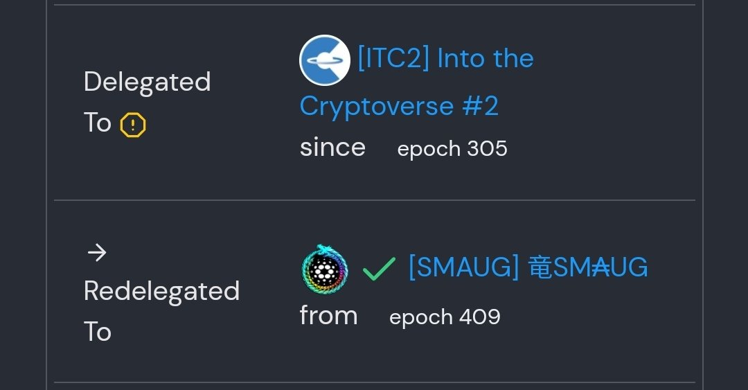 _maxwallet's tweet photo. I have delegated to #ITC2 for more than 100 epochs. I and this guy @benjamincowen  blocked me for absolutely no reason.

I think it's better to support someone within the community @SmaugPool.
I might split few to other smaller pools as well. 🙏
#CardanoCommunity $ADA https://t.co/wXyObbkp0h