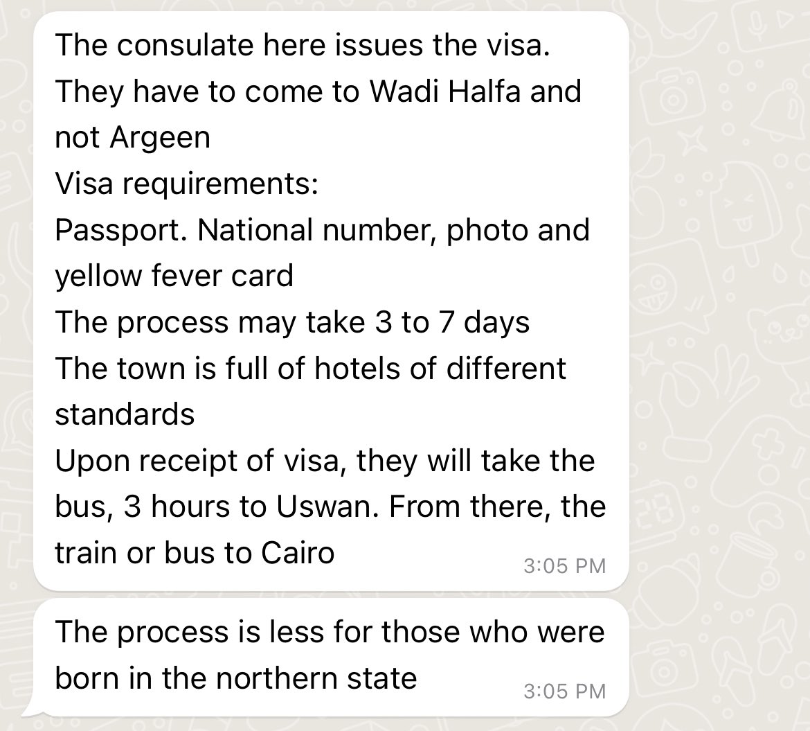 Khaldah_'s tweet photo. Information about crossing the Sudan-Egypt border from Wadi Halfa, from someone currently in Wadi Halfa who travelled there by road and planning to cross the border tomorrow 
#sudan 
#أحداث_السودان https://t.co/vXJW1ravSf