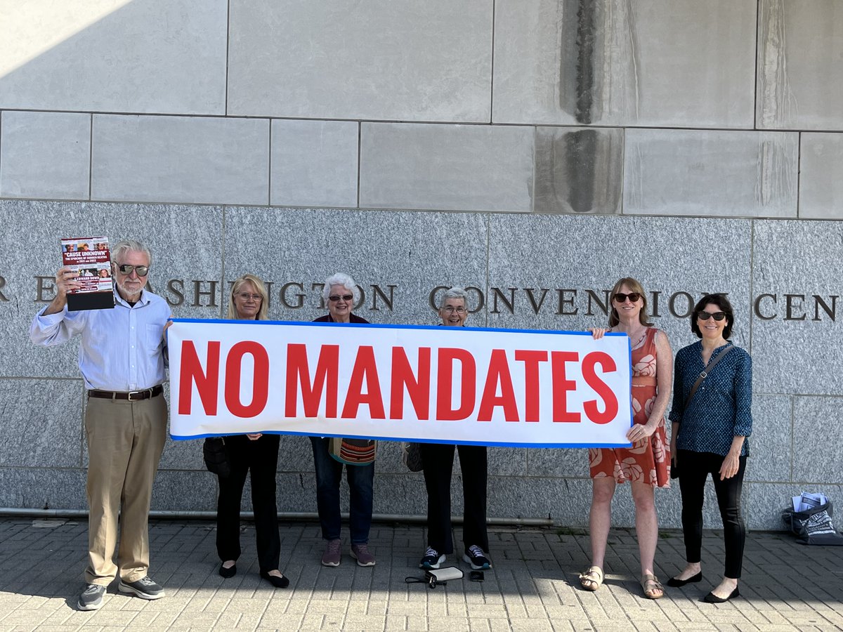 ChildrensHD's tweet photo. This is what boots-on-the-ground ADVOCACY looks like. Making a splash in DC at the World Vaccine Congress earlier this month, planting seeds of truth w/ targeted flyers, conversations + truck ads 💥    

Congrats @CHD_VA_Chapter — we are grateful for your hard work!  

#TruthArmy https://t.co/27mUS0vn8V