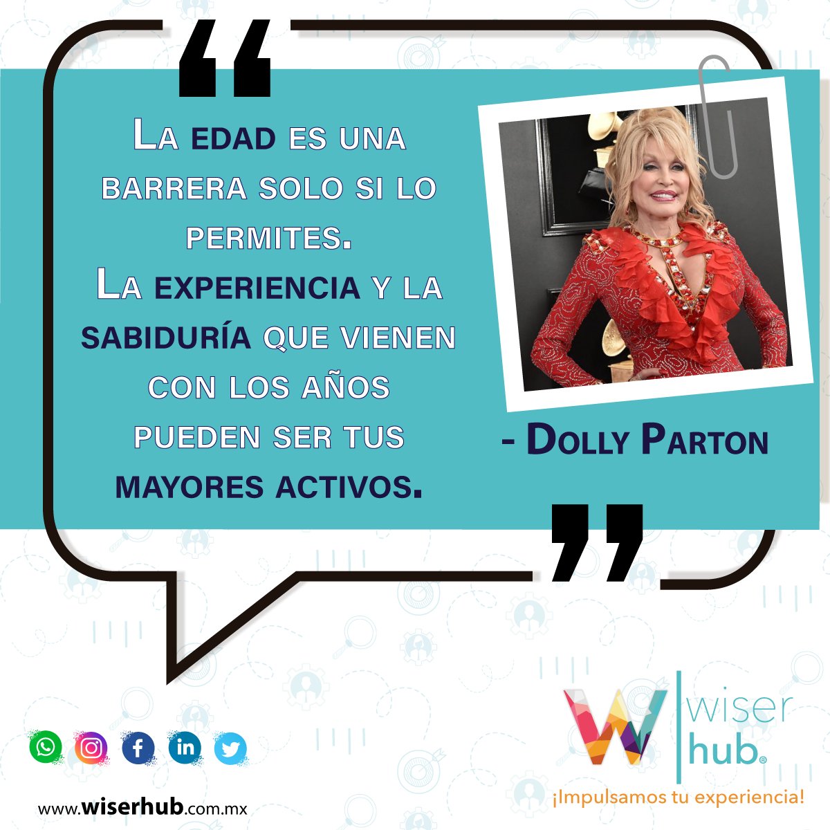 👉 No permitas que la edad sea una barrera en tu carrera. 🔥Tu experiencia y sabiduría son tus mayores activos, úsalos a tu favor.✨
.
.
.
.
.
 #ExperienciaLaboral #InclusiónGeneracional #SabiduríaDeLosAños #EdadNoEsUnaBarrera #WiserHub #ImpulsamosTuExperiencia