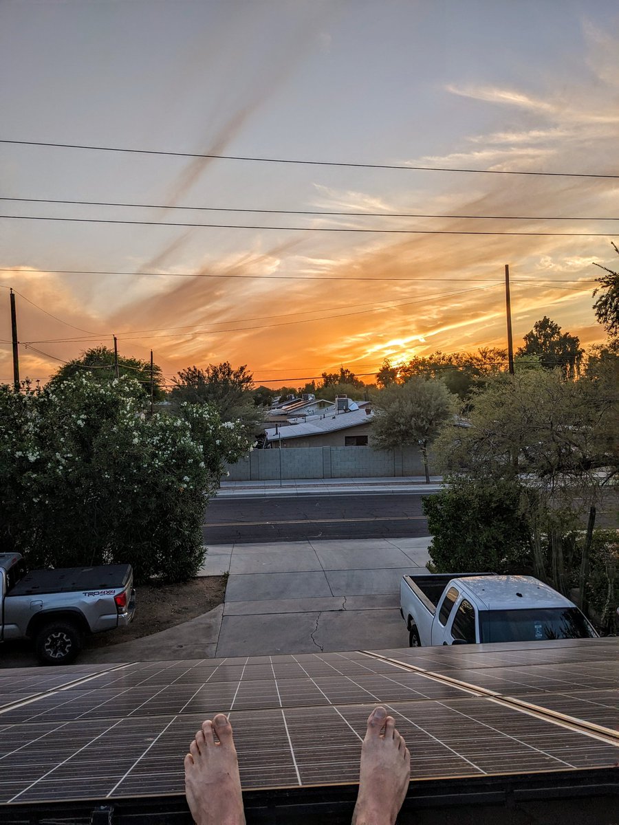 Be right back: 
I'm larping as a solar panel