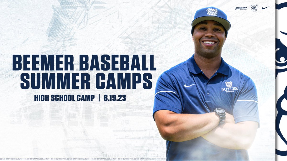 ⚾️ High School Summer Camp
🗓️ June 19
📍Bulldog Park
🔗 beemerbaseballcamps.com

#ChopWoodCarryWater #ButlerWay