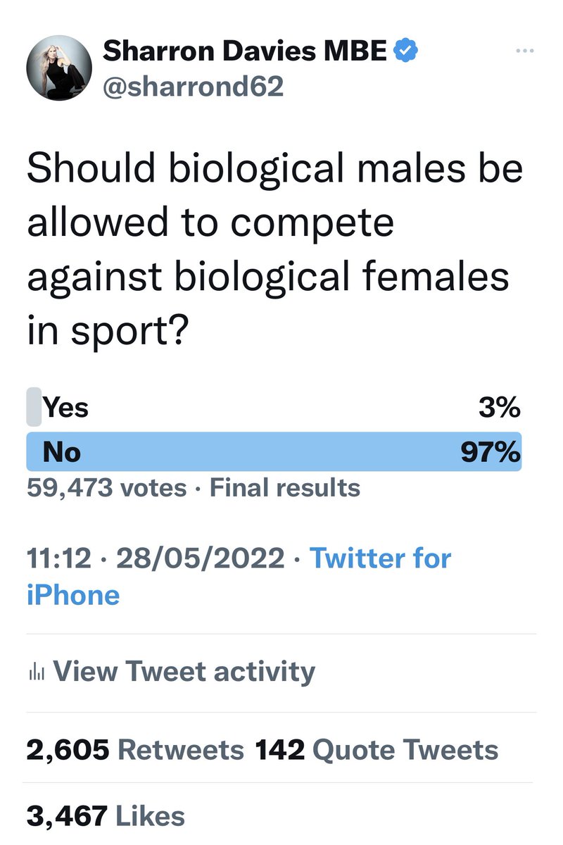 Sharron Davies HoL MBE tweet media