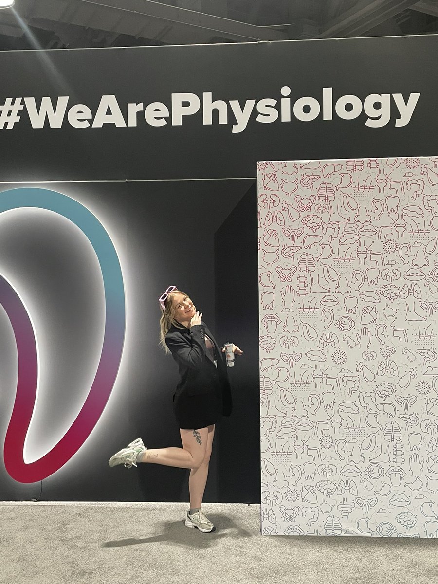 Emma at APS. #wearephysiology