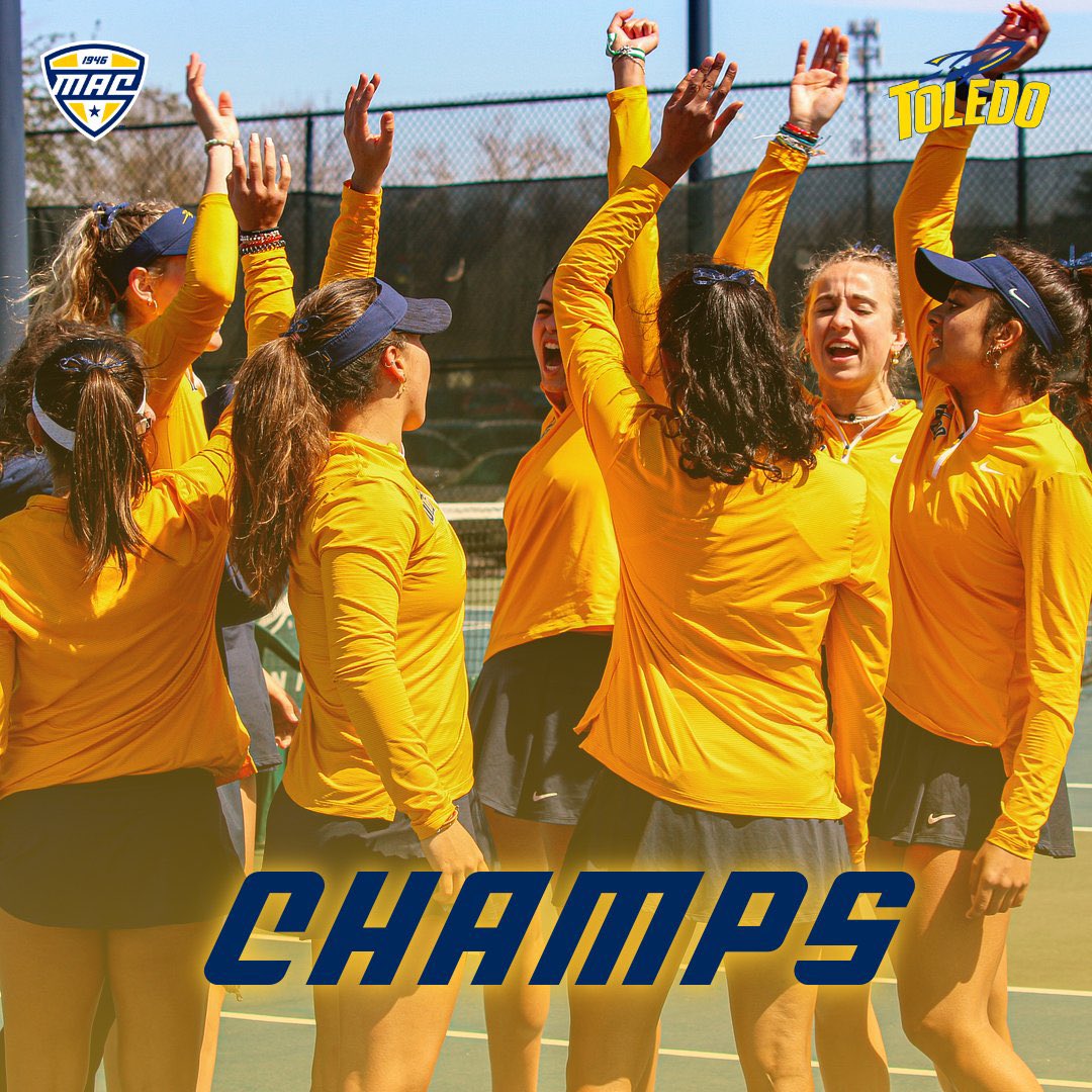 MACtion (@macsports) on Twitter photo With todayโs win over Buffalo, <a href="/ToledoWTennis/">Toledo Women's Tennis</a> are the 2023 MAC Womenโs Tennis Regular Season Champs! ๐๐พ
#GoRockets | #MACtion With todayโs win over Buffalo, <a href="/ToledoWTennis/">Toledo Women's Tennis</a> are the 2023 MAC Womenโs Tennis Regular Season Champs! ๐๐พ
#GoRockets | #MACtion
