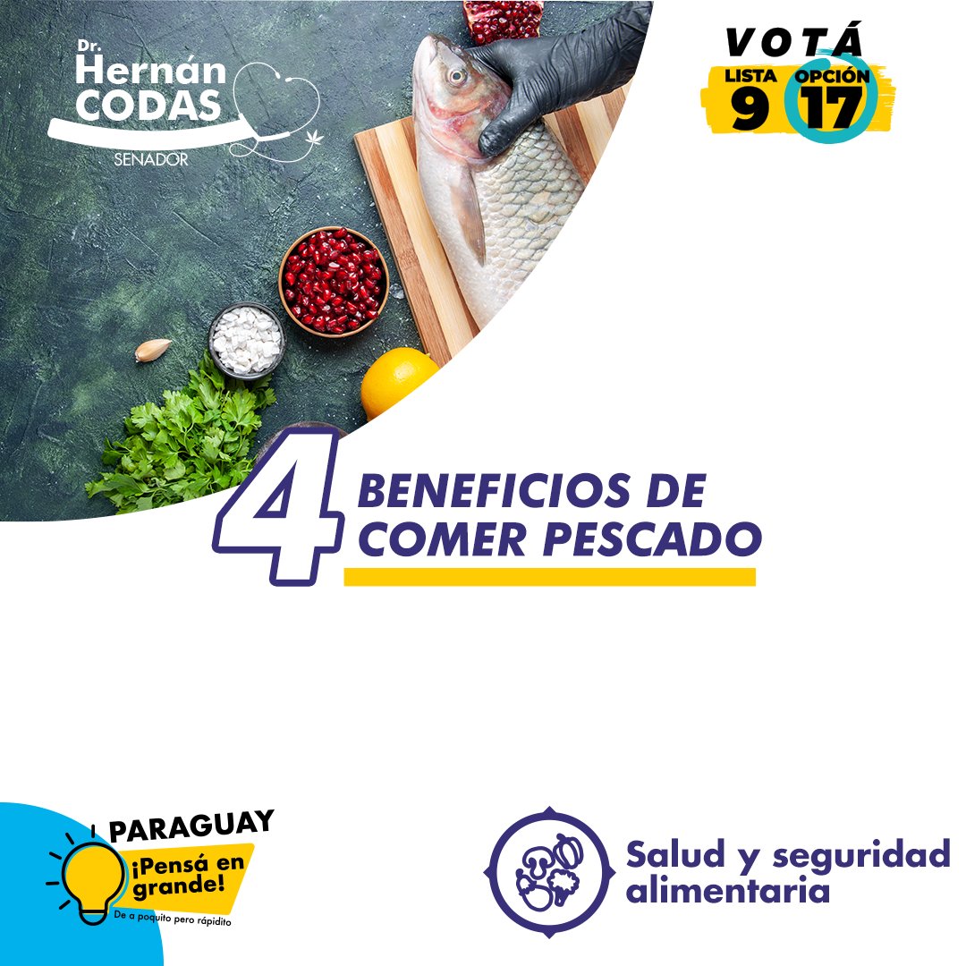 CodasHernan's tweet photo. Disfruta de los múltiples beneficios para tu salud al comer pescado. ¡Cuida tu corazón, cerebro, huesos y piel! 🐟🌊

#Piscicultura #SaludAlimentaria #CodasSenador https://t.co/ATMRRDr24C