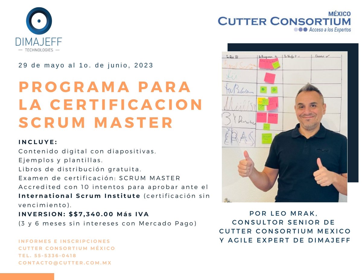 Cutter Consortium México tweet media