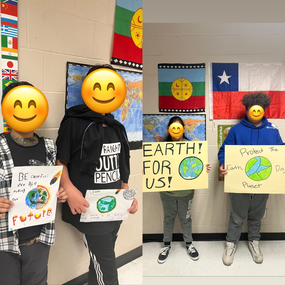 Valentinacub1's tweet photo. Celebrating Earth Day with my ML students @ParticipateLrng https://t.co/37JYzMlZyF