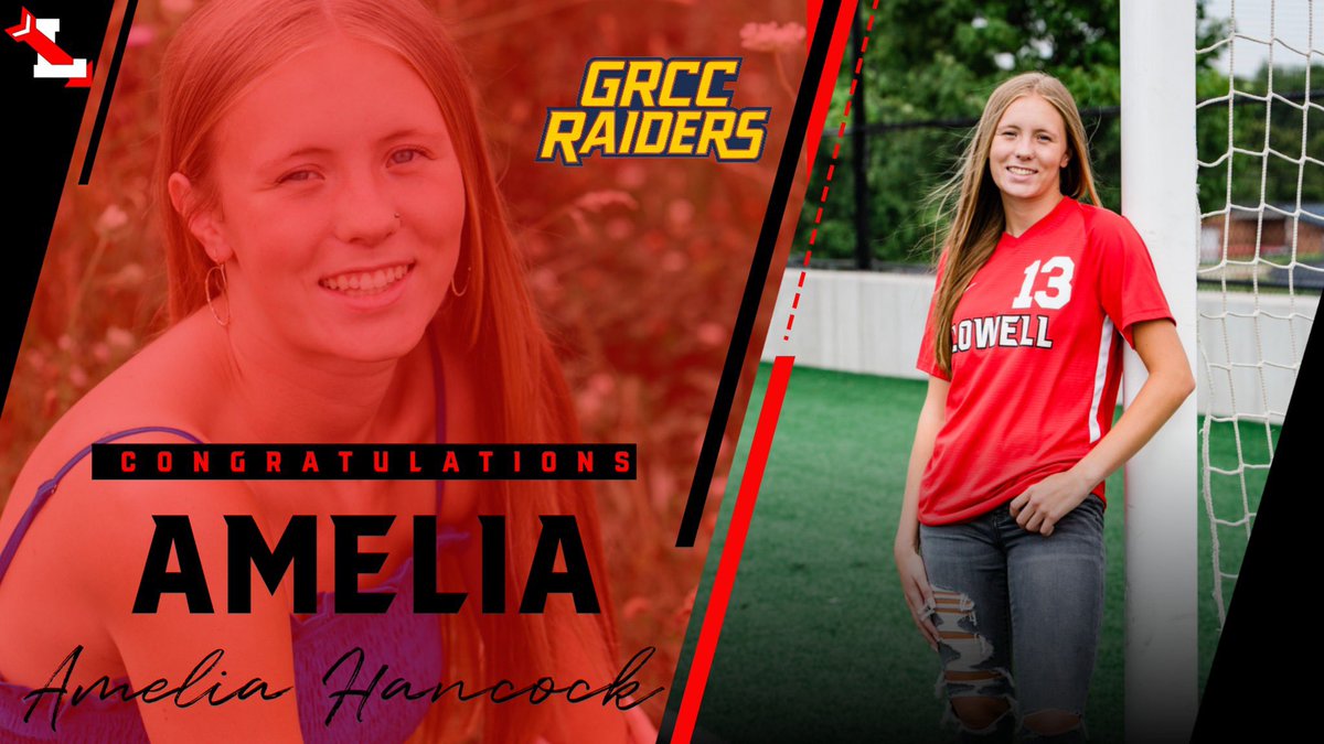 Lowellredarrows's tweet photo. Congratulations to Amelia Hancock! She will be continuing her education and play Soccer @GRCCAthletics #redarrowforlife @LowellSoccer https://t.co/NejSjWQRtG