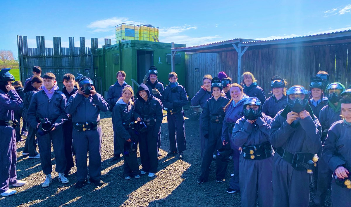 Woodmill High School on Twitter "Woodmill S6 Paintball! Preparing for