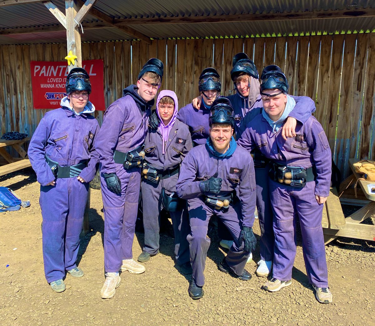 Woodmill High School on Twitter "Woodmill S6 Paintball! Preparing for
