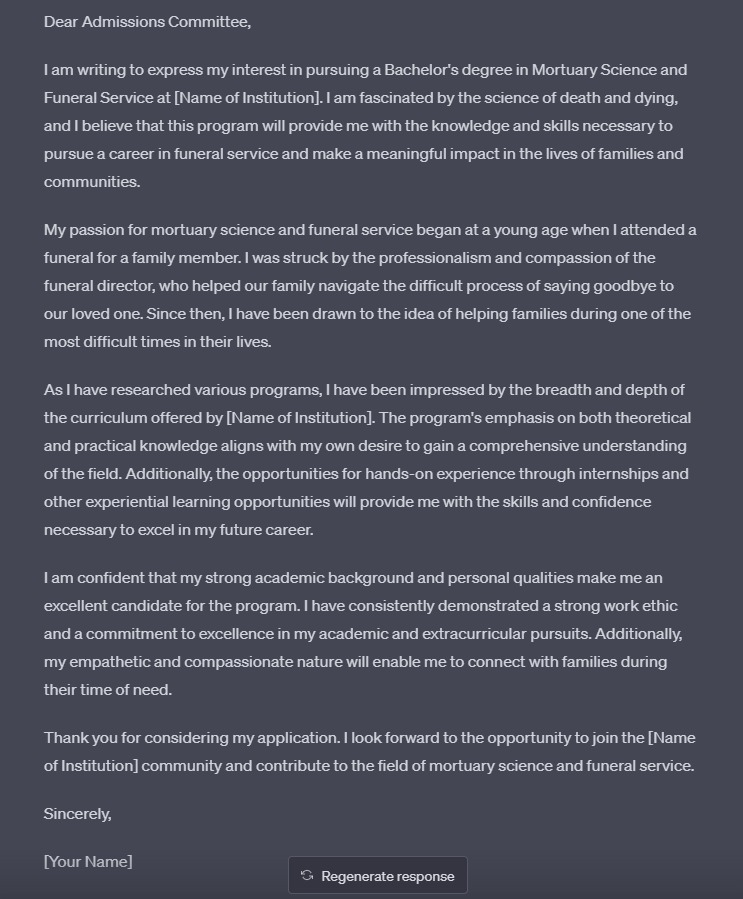 Oludeewon's tweet image. I told ChatGPT to compose a statement of purpose for this program, read what I saw: 

 I don laugh die😂