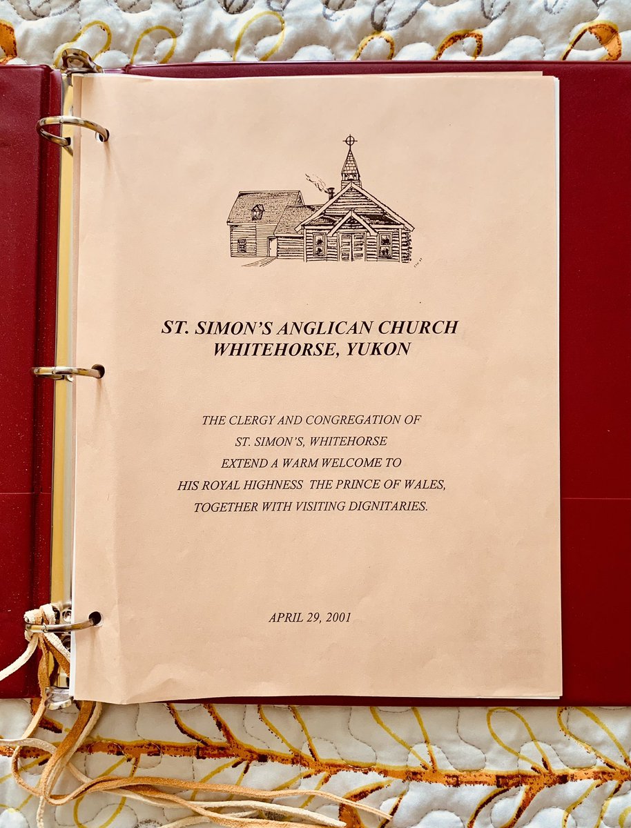 george_1886's tweet photo. @lambethpalace @JustinWelby @RoyalFamily @churchofengland On April 29, 2001, Prince Charles attended Morning Prayer with St.Simon’s parish in the @OldLogChurch aka Christ Church Cathedral in #Whitehorse, #Yukon. #NorthernTuchone elder Rev. #MaryBattaja led the service & #KingCharlesIII was presented with a #GwichinLanguage Bible. https://t.co/K3z0t6X5Ik