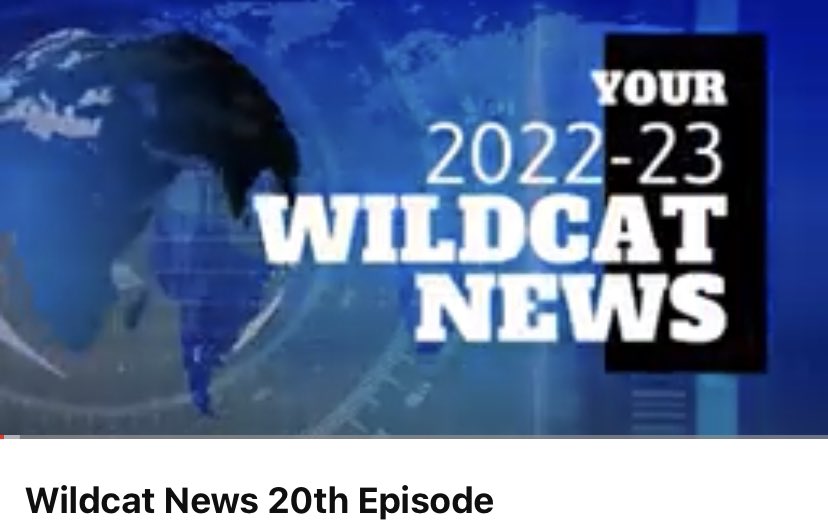 I ❤️ @WeVideoEdu Check out our 20th episode of Wildcat News! youtu.be/Df2JhQf-jcA <a href="/WjhsNc/">West Johnston High School</a>