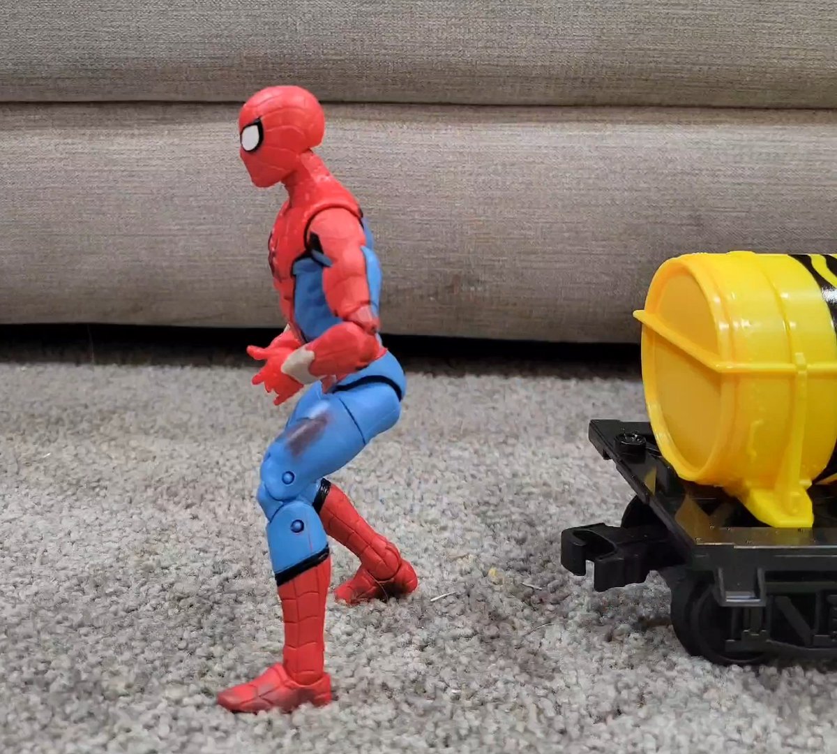 TheDanJoke's tweet photo. Spider-Man Stop Motion to Runaway Train by @soulasylum 
#stopmotion #soulasylum #SpiderMan
https://t.co/niIjb1lHXg https://t.co/hitX8S9RS3