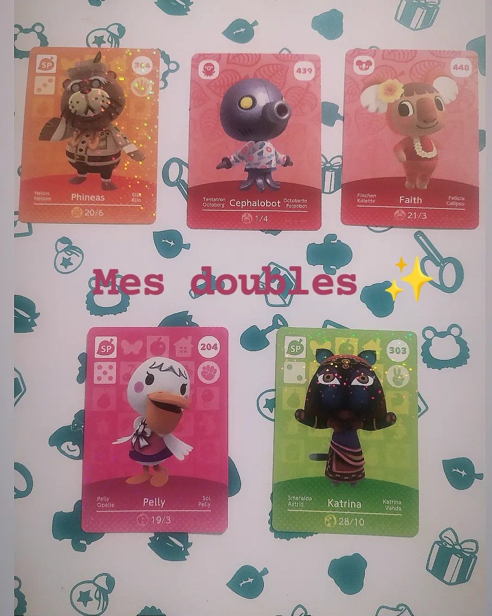 NurseGamer_L's tweet photo. Mes doubles ✨
N'hésitez pas à me dire si vous êtes intéressés pour un échange 💛
Rt apprécié https://t.co/up1IkaPJnN