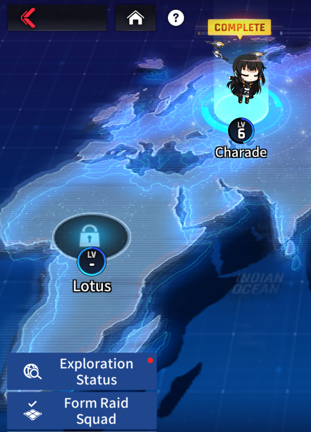 Kyze404's tweet photo. @Davih8000 I'm also new to the game to be honest. Raids are found under "World Map" => "Exploration status" => "Support Request". 
I'm not sure what you mean by "phase 2" 😅 https://t.co/Yf0Wp1kNnz