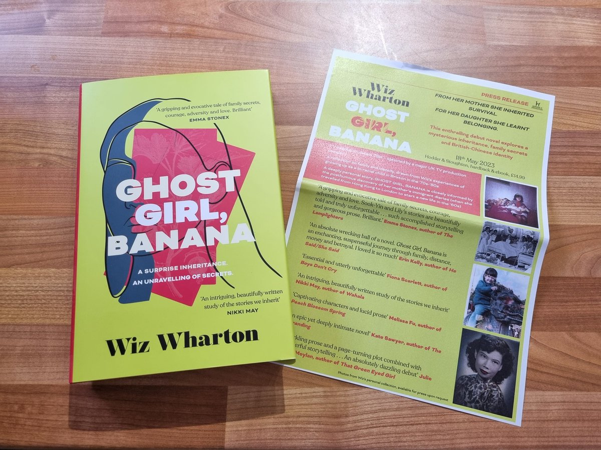 Thanks so much to @emily_egg & @HodderBooks for this gorgeous copy of #GhostGirlBanana by @Chomsky1 

Excited to read this - look out for my review on 26th May

Pub date - 18th May!

#booktwt #bookbloggers #BookTwitter
