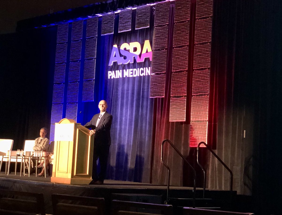 ⁦@UNC_Anesthesia⁩ faculty Dr. Stuart Grant ⁦@galusweegie⁩ moderating a session on environmental #sustainability at #ASRASpring23 #triplebottomline