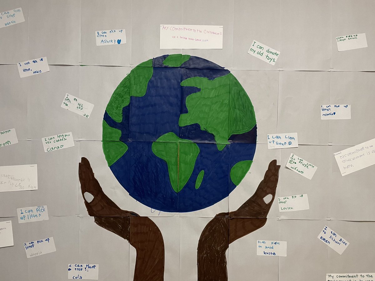 MrsMcNeill1's tweet photo. What is your commitment to the environment? @MaplehurstPS #EarthDay2023 https://t.co/QQ60KsvxYM