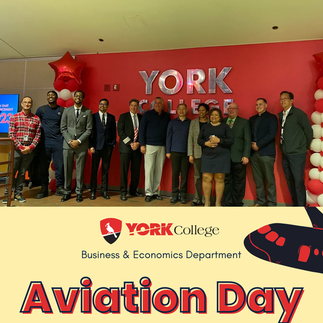 YorkCollegeCUNY's tweet image. Aviation pros talked w/ students about opportunities in aviation mngt. Thanks to NY Senator @LiuNewYork who also received a certificate from Asst. Prof. John Kolmos in recognition for his support York’s amazing Aviation Program, the only one at #CUNY. #collegedegree #OneYork